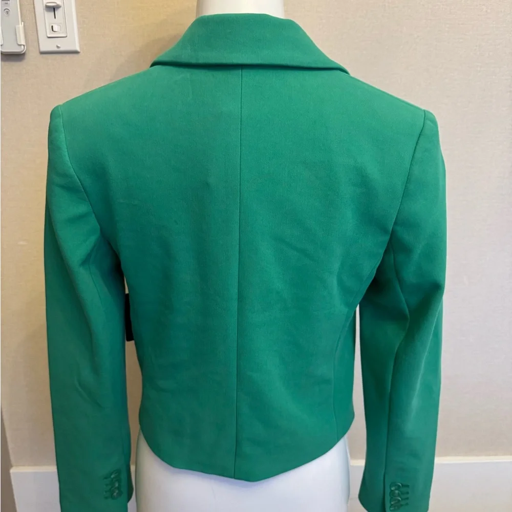 Express Women's Green Blazer - Picture 4 of 7